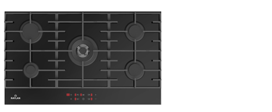 TABLE DE CUISSSON TACTILE 90CM GAZ 5 FEUX